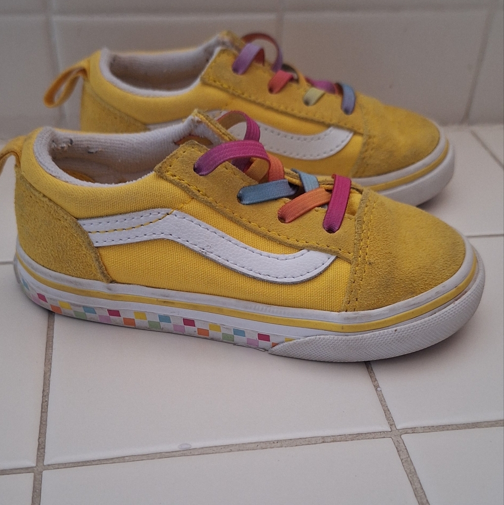 Toddler Girls Van's Slip Ons